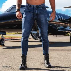 PIT BULL JEANS Dark Male Jeans - 60097