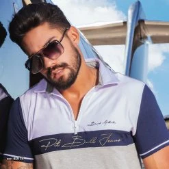 PL MALHA Pit Bull Men's Polo Shirt - 60174 Conecte-Se