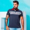 PL REPRESENTAÇÃO MALHA Men's Contrast Color Polo Shirt With Logomania - 60187 Liberty