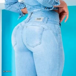 REPRESENTAÇÃO JEANS Skinny Pants Perfect Waistband Light Blue - 60242 Women