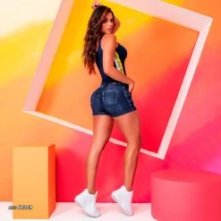 REPRESENTAÇÃO JEANS Destroyed Women's Denim Shorts - 60249