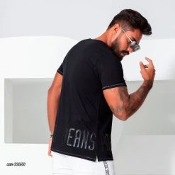 PL REPRESENTAÇÃO MALHA Men Pit Bull Jeans V-neck T-shirt - 60255