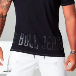 PL REPRESENTAÇÃO MALHA Men Pit Bull Jeans V-neck T-shirt - 60255