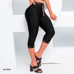 PL REPRESENTAÇÃO MALHA Black Jogger Pants Capri - 60265