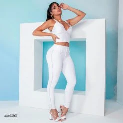 REPRESENTAÇÃO JEANS White Skinny Pants Perfect Waist - 60281 9 REPRESENTAÇÃO JEANS White Skinny Pants Perfect Waist - 60281