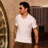 PL MALHA White Polo T-shirt Traditional With Pit Bull Print - 60336 Movement