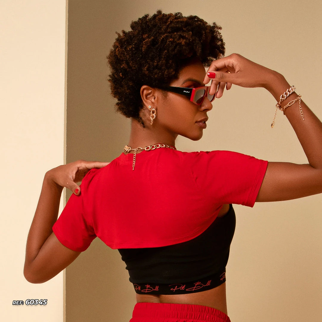 PL MALHA Mini Cropped With Top Highlights Curves Exclusive Logo - 60345 Movement 4 PL MALHA Mini Cropped With Top Highlights Curves Exclusive Logo - 60345 Movement