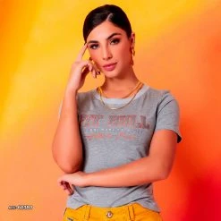 PL REPRESENTAÇÃO MALHA Tight Fit T-shirt With Round Neck - 60380