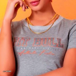 PL REPRESENTAÇÃO MALHA Tight Fit T-shirt With Round Neck - 60380