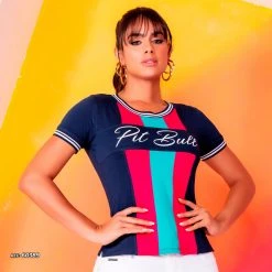 PL REPRESENTAÇÃO MALHA Women's T-shirt Contrast Color - 60389