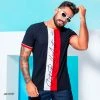 PL REPRESENTAÇÃO MALHA Men's Color Block Shirt - 60417