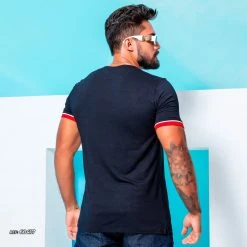 PL REPRESENTAÇÃO MALHA Men's Color Block Shirt - 60417