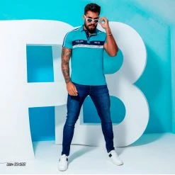 PL REPRESENTAÇÃO JEANS Liberty Men's Slim Fit Pants Dark Blue - 60493