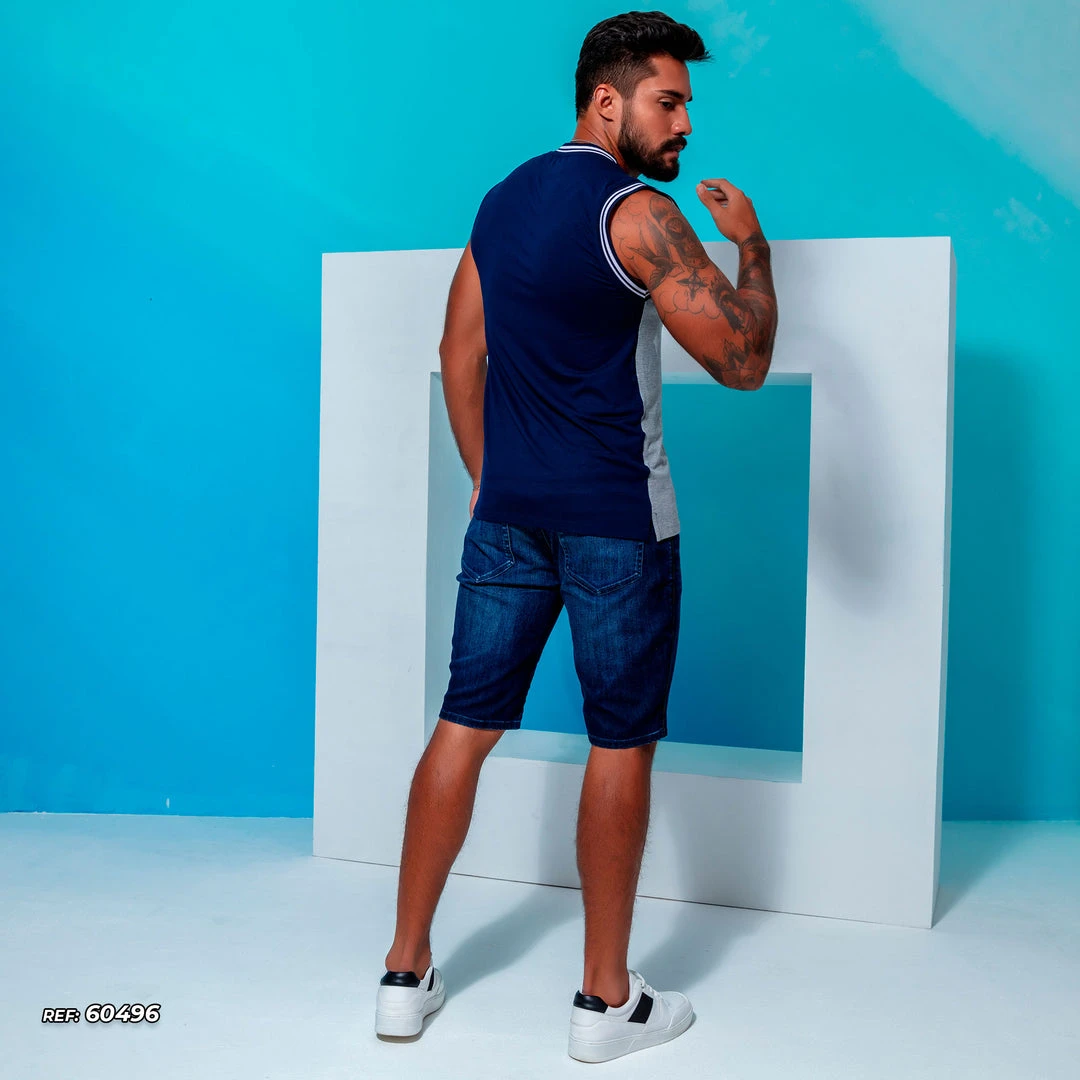 PL REPRESENTAÇÃO JEANS Liberty Men's Denim Shorts With Customization - 60496 8 PL REPRESENTAÇÃO JEANS Liberty Men's Denim Shorts With Customization - 60496