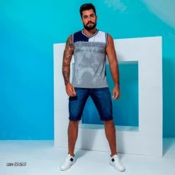 PL REPRESENTAÇÃO JEANS Liberty Men's Denim Shorts With Customization - 60496 12 PL REPRESENTAÇÃO JEANS Liberty Men's Denim Shorts With Customization - 60496