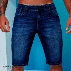 PL REPRESENTAÇÃO JEANS Liberty Men's Denim Shorts With Customization - 60496