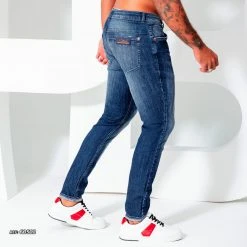 PL REPRESENTAÇÃO JEANS Men's Slim Pants Modern Blue Denim - 60502 Liberty