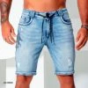 PL REPRESENTAÇÃO JEANS Men's Denim Jogger Shorts - 60598
