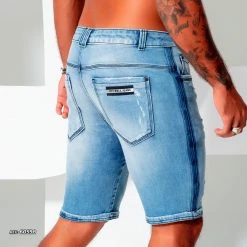 PL REPRESENTAÇÃO JEANS Men's Denim Jogger Shorts - 60598