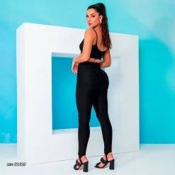 PL REPRESENTAÇÃO MALHA Legging Style Pants With Zipper - 60605 Liberty