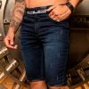 PIT BULL JEANS Movement Destroyed Shorts Dark Jeans - 60606 1 PIT BULL JEANS Movement Destroyed Shorts Dark Jeans - 60606