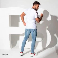 PL REPRESENTAÇÃO JEANS Men's Blue Jeans With Destroyeds - 60615 11 PL REPRESENTAÇÃO JEANS Men's Blue Jeans With Destroyeds - 60615