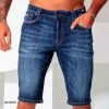 PL REPRESENTAÇÃO JEANS Liberty Men's Denim Shorts With Threadbare - 60680 1 PL REPRESENTAÇÃO JEANS Liberty Men's Denim Shorts With Threadbare - 60680