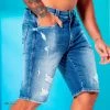 PL REPRESENTAÇÃO JEANS Men's Denim Shorts With Destroyed - 60698 Liberty 2 PL REPRESENTAÇÃO JEANS Men's Denim Shorts With Destroyed - 60698 Liberty