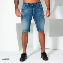 PL REPRESENTAÇÃO JEANS Men's Denim Shorts With Customization - 60703