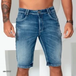 PL REPRESENTAÇÃO JEANS Men's Denim Shorts With Customization - 60703