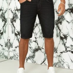 PL JEANS Identity 60746 - Modern Denim Shorts With Logomania