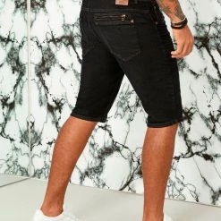 PL JEANS Identity 60746 - Modern Denim Shorts With Logomania
