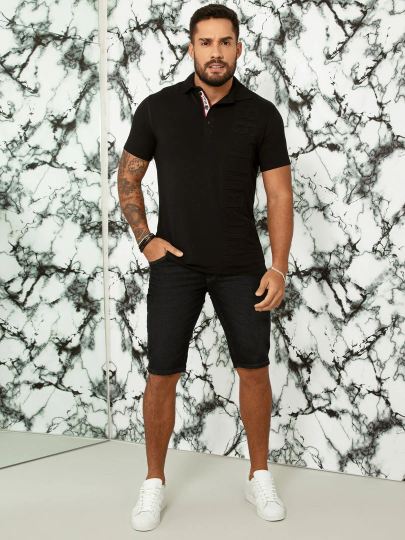 PL JEANS Identity 60746 - Modern Denim Shorts With Logomania 7 PL JEANS Identity 60746 - Modern Denim Shorts With Logomania