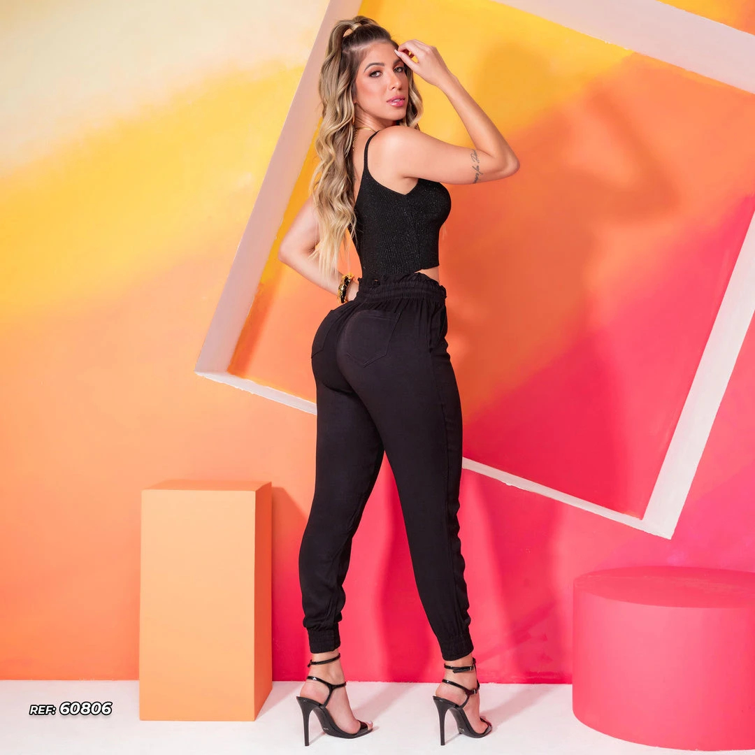 PL REPRESENTAÇÃO MALHA Black Jogger Pants Clochard - 60806 8 PL REPRESENTAÇÃO MALHA Black Jogger Pants Clochard - 60806