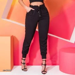 PL REPRESENTAÇÃO MALHA Black Jogger Pants Clochard - 60806 11 PL REPRESENTAÇÃO MALHA Black Jogger Pants Clochard - 60806