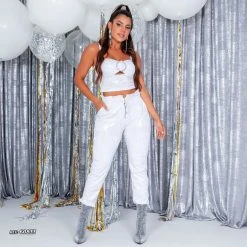PL REPRESENTAÇÃO MALHA White Clochard Jogger Pants - 60833 13 PL REPRESENTAÇÃO MALHA White Clochard Jogger Pants - 60833
