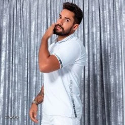 PL REPRESENTAÇÃO MALHA White Men's Polo - 60834 POLERA