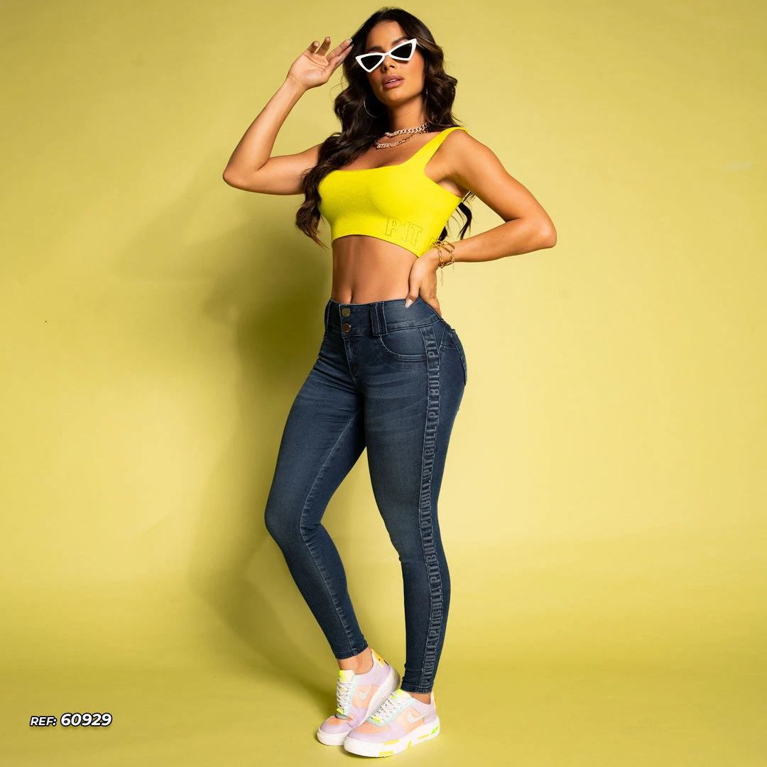 PIT BULL JEANS NEWS 60929 - Skinny Jeans With Butt Lift Effect And Side Logomania Ref: 60929 9 PIT BULL JEANS NEWS 60929 - Skinny Jeans With Butt Lift Effect And Side Logomania Ref: 60929