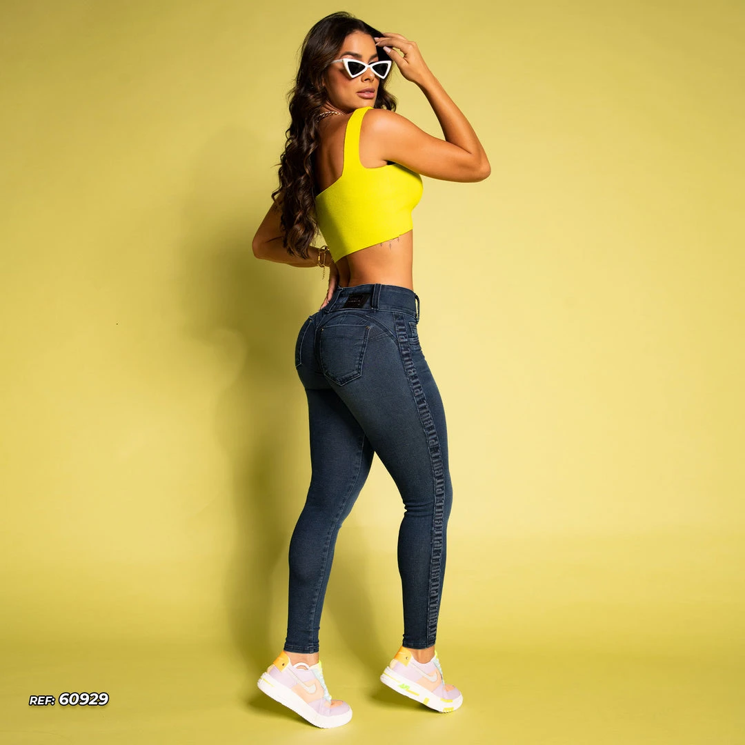 PIT BULL JEANS NEWS 60929 - Skinny Jeans With Butt Lift Effect And Side Logomania Ref: 60929 8 PIT BULL JEANS NEWS 60929 - Skinny Jeans With Butt Lift Effect And Side Logomania Ref: 60929