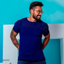 PL REPRESENTAÇÃO MALHA Blue With Black T-shirt - 60988