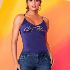 Pit Bull Jeans Blue Sexy Blouse - 61002 Women