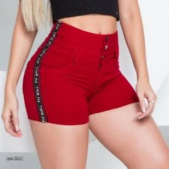 REPRESENTAÇÃO JEANS Red Waist Shaping Short - 61316 Liberty