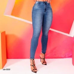 REPRESENTAÇÃO JEANS Skinny Pants Butt Lifting With Rhinestones - 61335