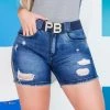 REPRESENTAÇÃO JEANS Liberty Women's Denim Shorts With Belt - 61413 2 REPRESENTAÇÃO JEANS Liberty Women's Denim Shorts With Belt - 61413