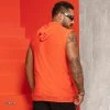 PL MALHA 61549 - Orange T-shirt With Hood And More Style Identity