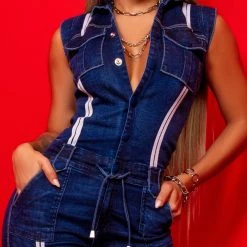 PIT BULL JEANS 61660 - Stylish Denim Jumpsuit With Perfect Fit And Butt Lift Effect 8 PIT BULL JEANS 61660 - Stylish Denim Jumpsuit With Perfect Fit And Butt Lift Effect