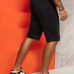 PL JEANS 61734 - Men's Dark Denim Shorts Pit Bull Practicality