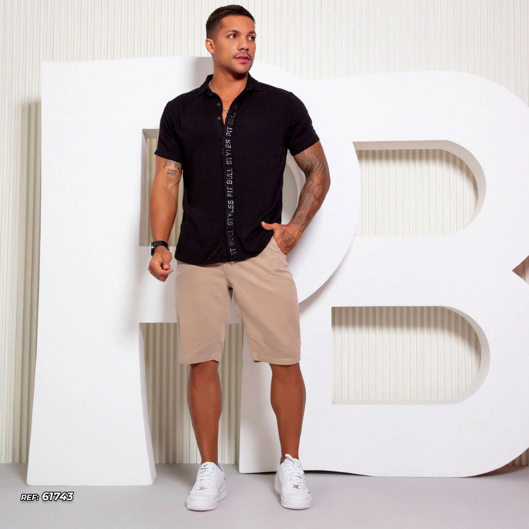 PL JEANS Men's Shorts Color - 61743 6 PL JEANS Men's Shorts Color - 61743