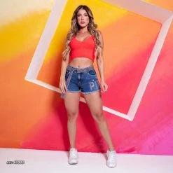 PIT BULL JEANS Boyfriend Shorts With Rhinestones - 61882 12 PIT BULL JEANS Boyfriend Shorts With Rhinestones - 61882