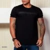 PL MALHA 61998 - Men's Black T-shirt With Exclusive Logomania NEWS